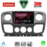 LENOVO LVF 5463_CPA (10inc) MULTIMEDIA TABLET for NISSAN NV400 - OPEL MOVANO - RENAULT MASTER mod. 2010-2020