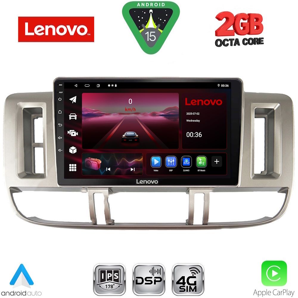 LVF5474_15_ LENOVO LVF 5474_CPA (9inc) MULTIMEDIA TABLET for NISSAN XTRAIL mod. 2000-2004 - Image 1