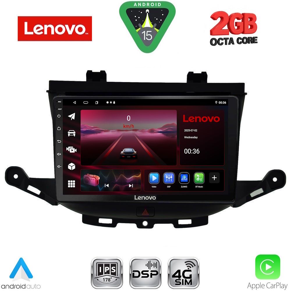 LVF5483_15_ LENOVO LVF 5483_CPA (9inc) MULTIMEDIA TABLET for OPEL ASTRA K mod. 2015-2023 - Image 1