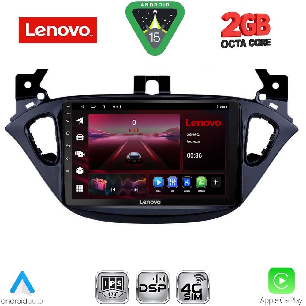 LVF5486_15_ LENOVO LVF 5486_CPA (9inc) MULTIMEDIA TABLET for OPEL ADAM - CORSA E mod. 2014-2019 - Image 1