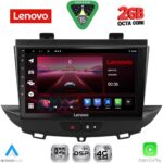 LENOVO LVF 5490_CPA (9inc) MULTIMEDIA TABLET for OPEL CROSSLAND – GRANDLAND mod. 2017-2025