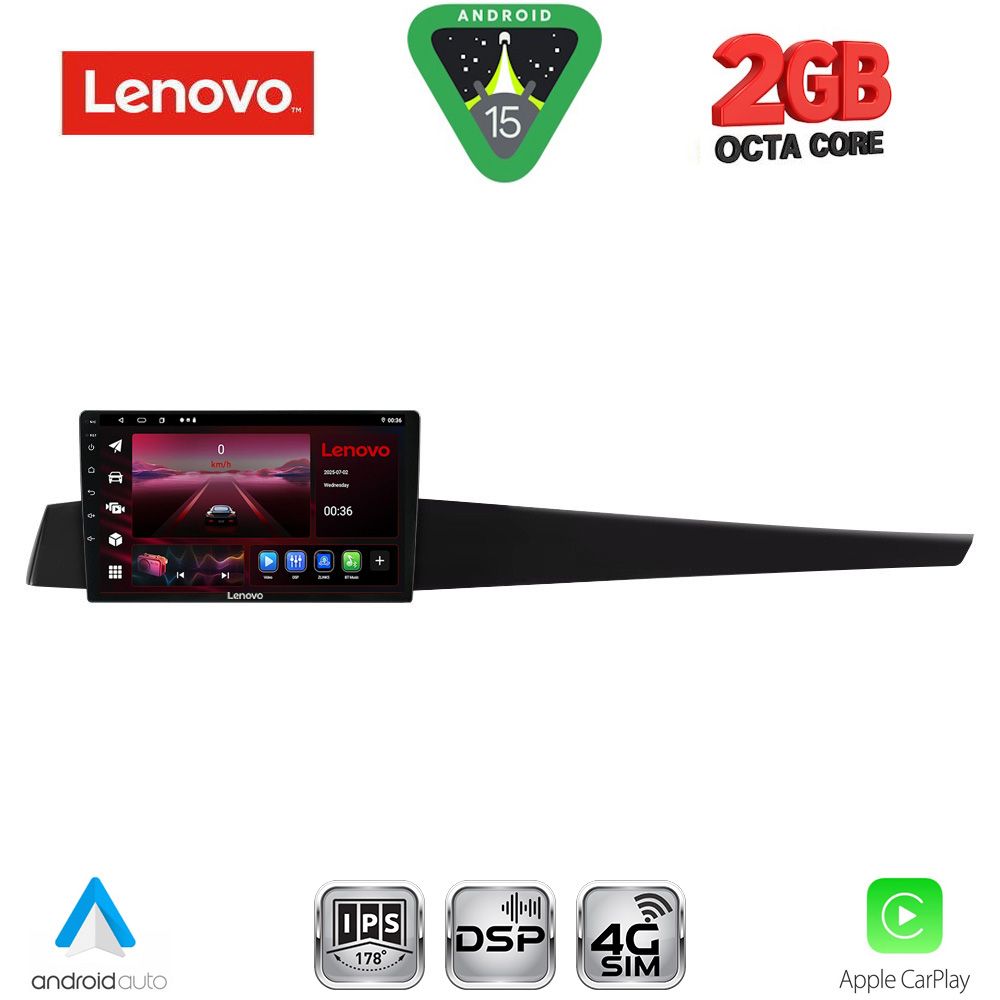 LVF5552_15 LENOVO LVF 5552_CPA (10inc) MULTIMEDIA TABLET for RENAULT LAGUNA mod. 2007-2015 - Image 1
