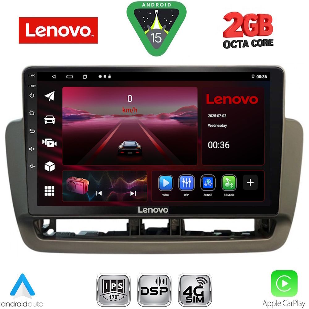 LVF5572_15_ LENOVO LVF 5572_CPA (9inc) MULTIMEDIA TABLET for SEAT IBIZA mod. 2012-2015 - Image 1