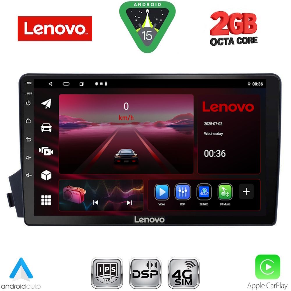 LVF5650_15_ LENOVO LVF 5650_CPA (9inc) MULTIMEDIA TABLET for SSANGYONG ACTYON - KYRON mod. 2006-2015 - Image 1