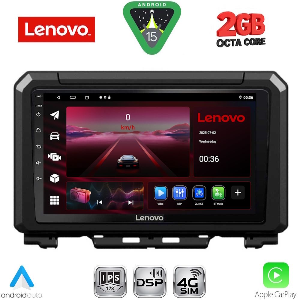 LVF5679_15_ LENOVO LVF 5679_CPA (9inc) MULTIMEDIA TABLET for SUZUKI JIMNY mod. 2017-2026 - Image 1