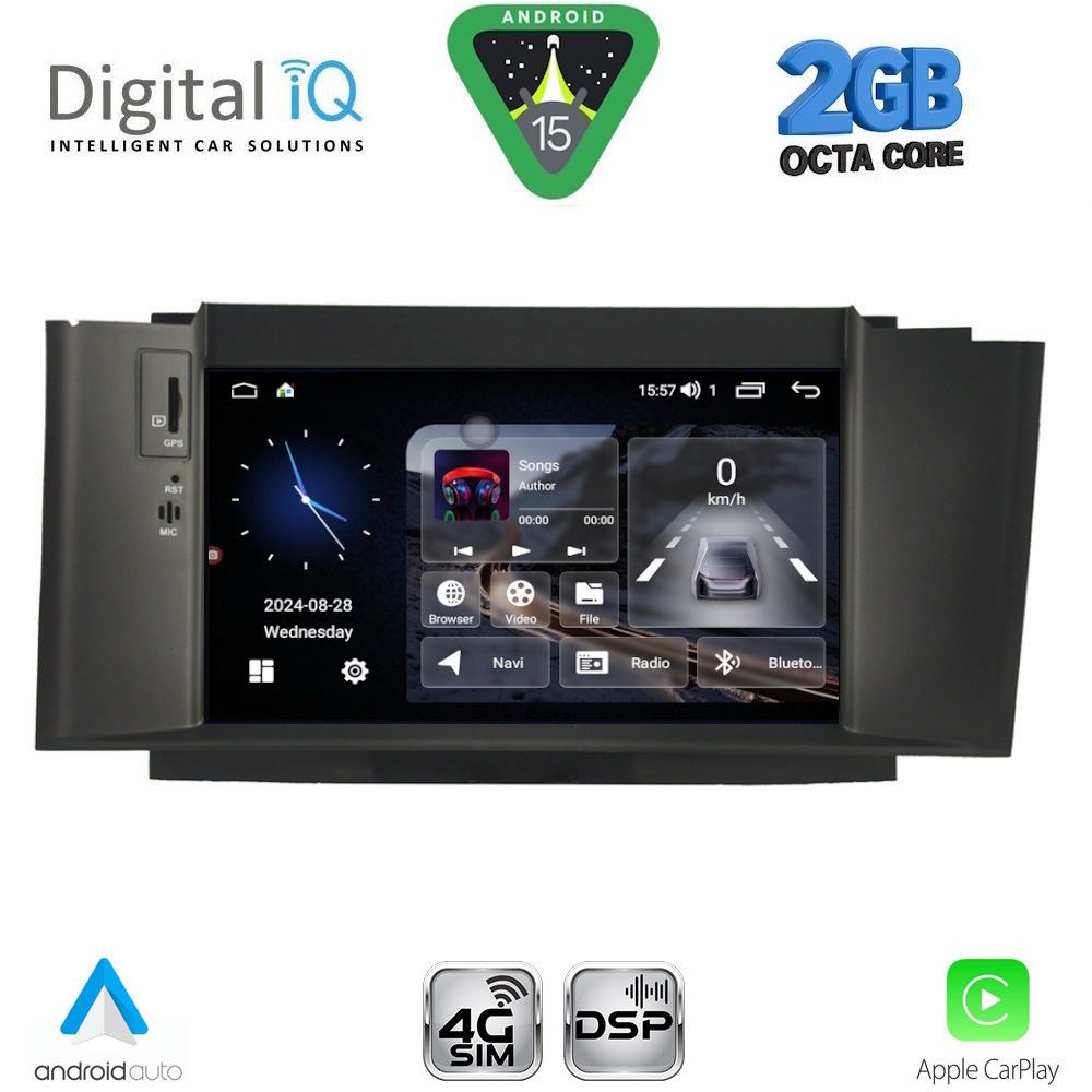 MSF341-15 DIGITAL IQ MSF 341_CPA (7” DECK) MULTIMEDIA SYSTEM for CITROEN C4 mod. 2011-2018 - Image 1
