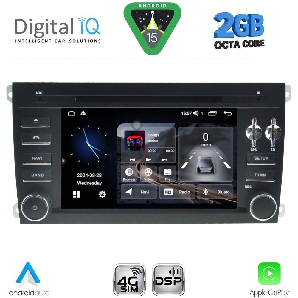 MSF343-15 DIGITAL IQ MSF 343_CPA (7" DECK) MULTIMEDIA PORSCHE CAYENNE mod. 2002-2011 - Image 1