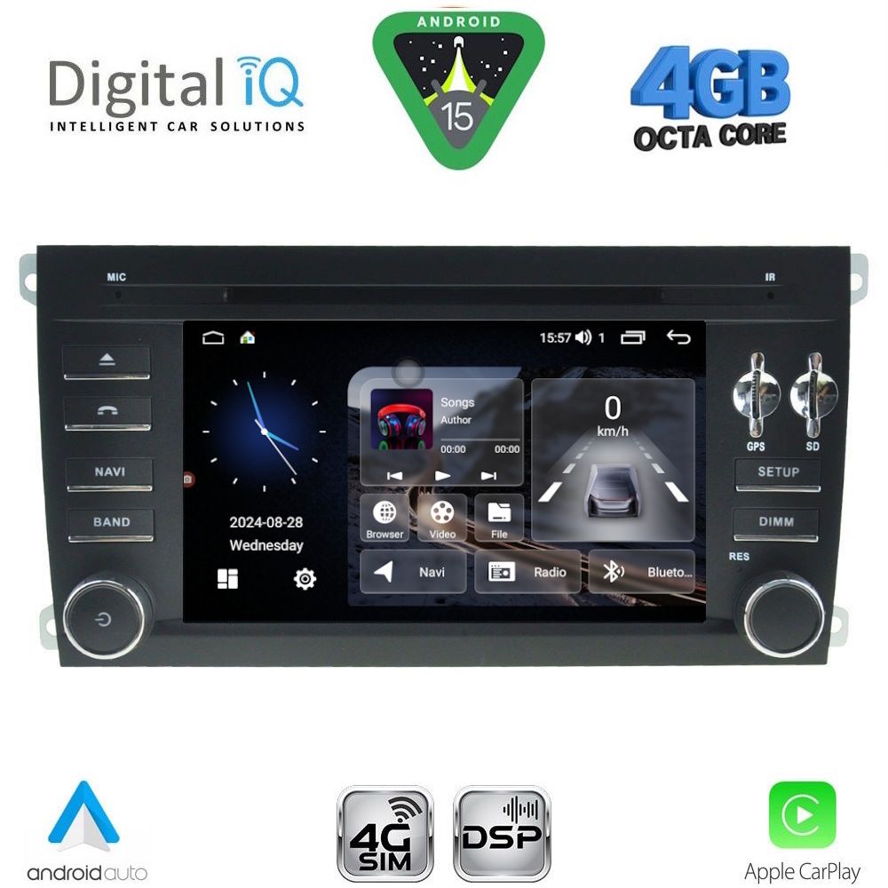 MSG443-15 DIGITAL IQ MSG 443_CPA (7" DECK) MULTIMEDIA PORSCHE CAYENNE mod. 2002-2011 - Image 1