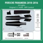 DIQ AMBIENT PORSCHE BSJ01X (Digital iQ Ambient Light for Porsche Panamera mod. 2010-2016 with 20 Lights, Starry Sky Style)