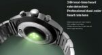 REMAX WATCH 35 (GREEN) FULL METAL AMOLED DISPLAY SMARTWATCH - Image 6