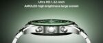 REMAX WATCH 35 (GREEN) FULL METAL AMOLED DISPLAY SMARTWATCH - Image 4