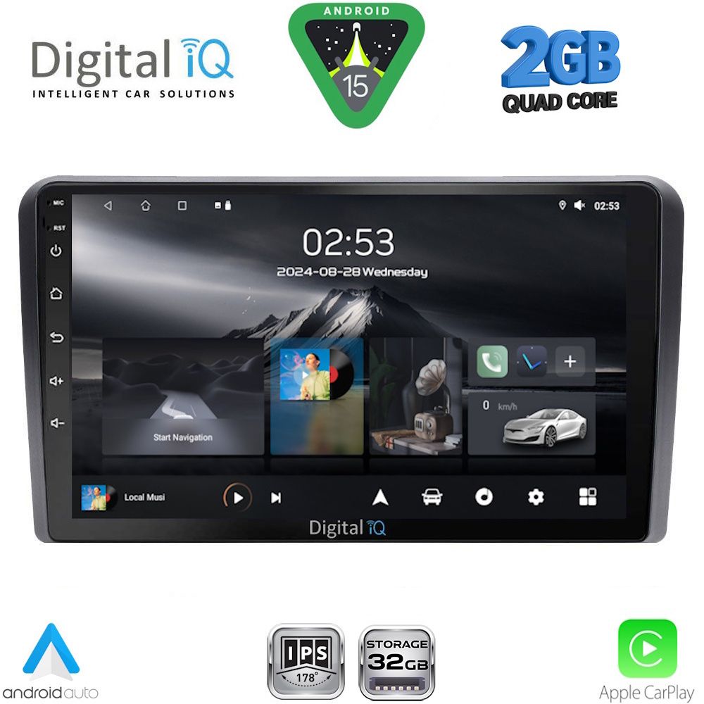 RSD1003_15 DIGITAL IQ RSD 1003_CPA (9inc) MULTIMEDIA TABLET for AUDI A3 mod. 2003-2012 - Image 1