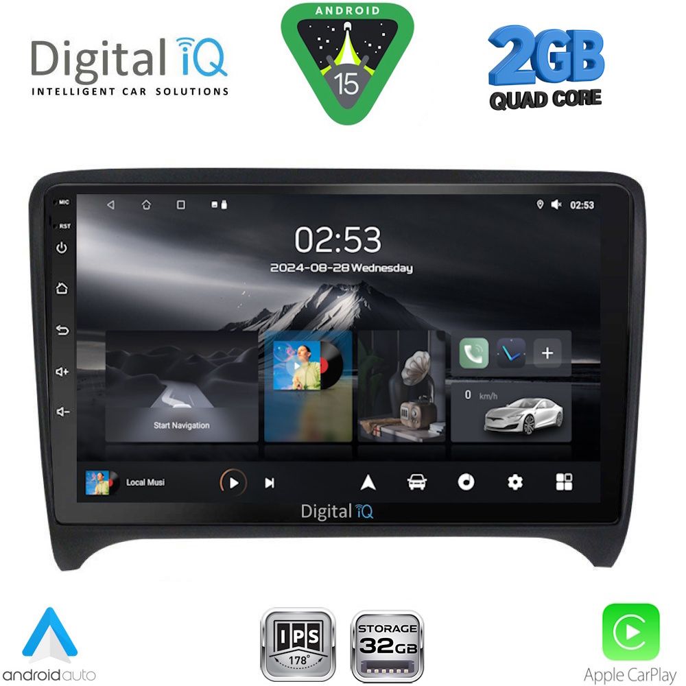 RSD1009_15 DIGITAL IQ RSD 1009_CPA (9inc) MULTIMEDIA TABLET for AUDI TT mod. 2007-2015 - Image 1