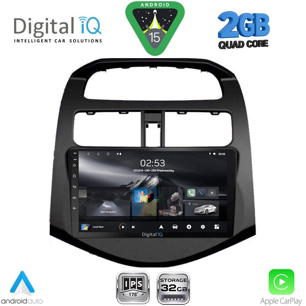 RSD1078_15 DIGITAL IQ RSD 1078_CPA (9inc) MULTIMEDIA TABLET for CHEVROLET SPARK mod. 2009-2015 - Image 1