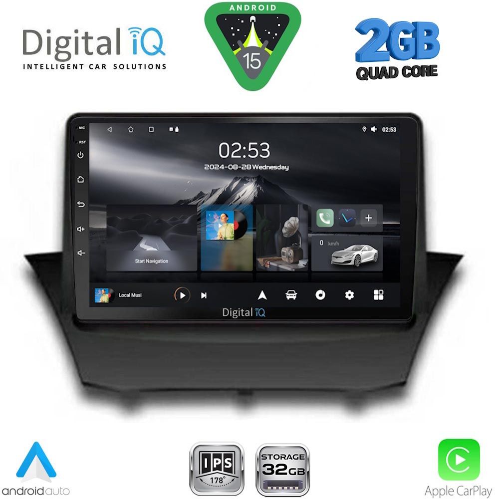RSD1154_15 DIGITAL IQ RSD 1154A_CPA (9inc) MULTIMEDIA TABLET for FORD FIESTA mod. 2008-2017 - Image 1