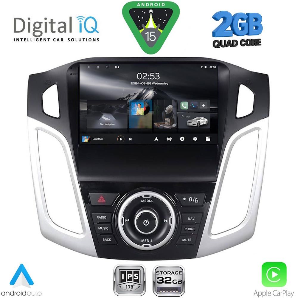 RSD1157_15 DIGITAL IQ RSD 1157_CPA (9inc) MULTIMEDIA TABLET for FORD FOCUS mod. 2011-2018 - Image 1