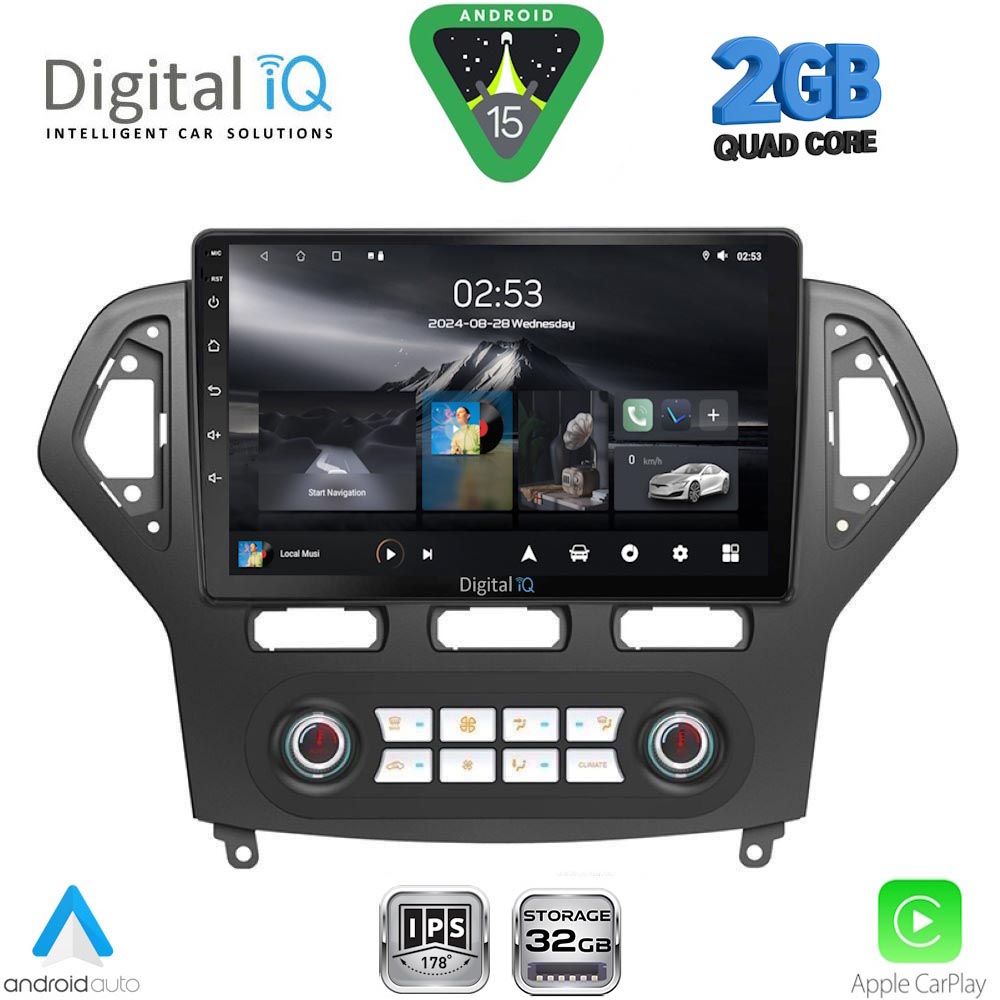 RSD1162CL_15 DIGITAL IQ RSD 1162_CPA CLIMA (10inc) MULTIMEDIA TABLET for FORD MONDEO mod. 2007-2011 - Image 1