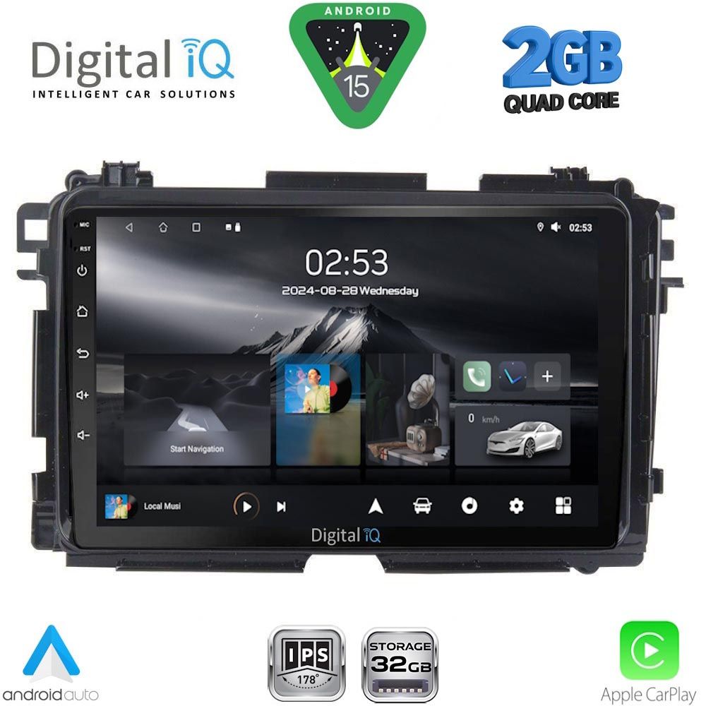 RSD1201_15 DIGITAL IQ RSD 1201_CPA (9inc) MULTIMEDIA TABLET for HONDA HRV mod. 2015-2021 - Image 1