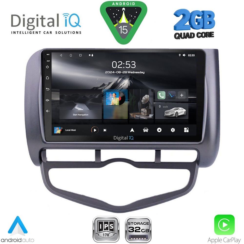 RSD1210_CL_15 DIGITAL IQ RSD 1210_CPA CLIMA (9inc) MULTIMEDIA TABLET for HONDA JAZZ mod. 2002-2008 - Image 1