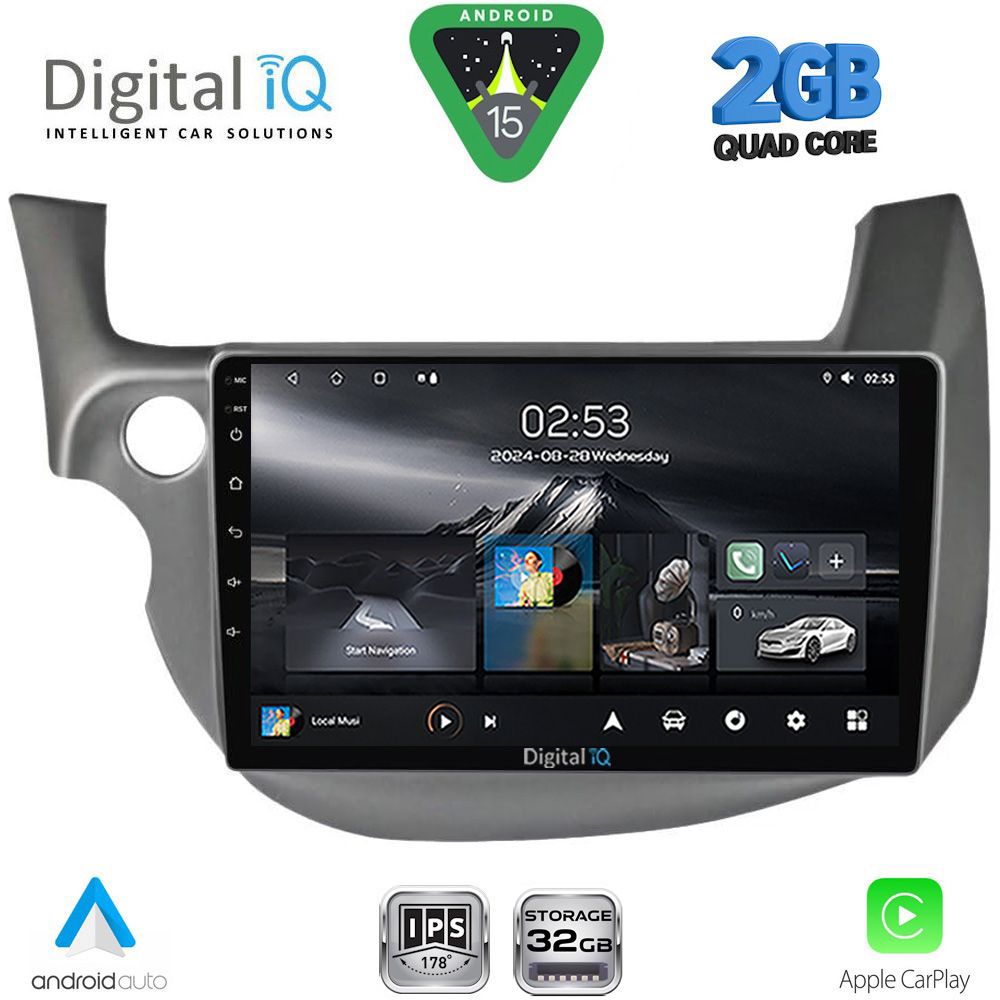 RSD1211_15 DIGITAL IQ RSD 1211_CPA (10inc) MULTIMEDIA TABLET for HONDA JAZZ mod. 2008-2012 - Image 1