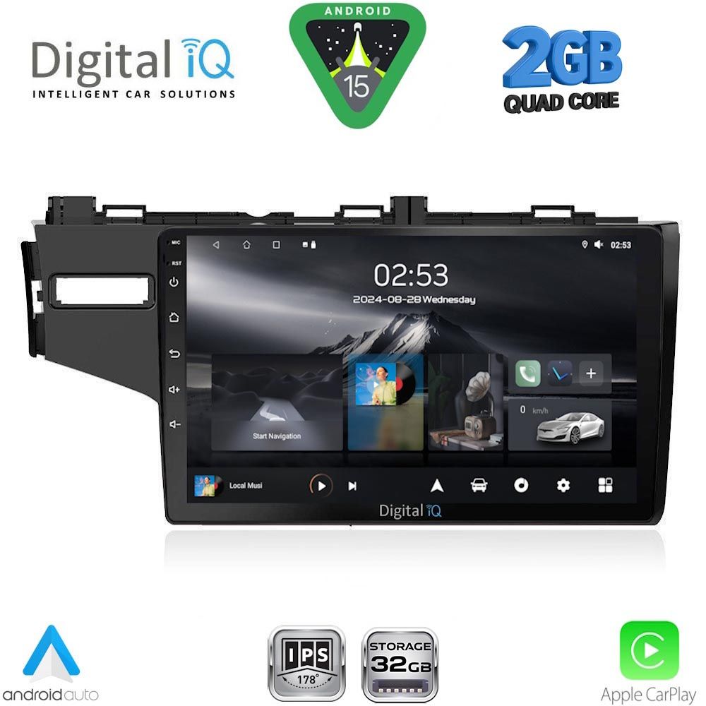 RSD1212_15 DIGITAL IQ RSD 1212_CPA (10inc) MULTIMEDIA TABLET for HONDA JAZZ mod. 2013-2019 - Image 1
