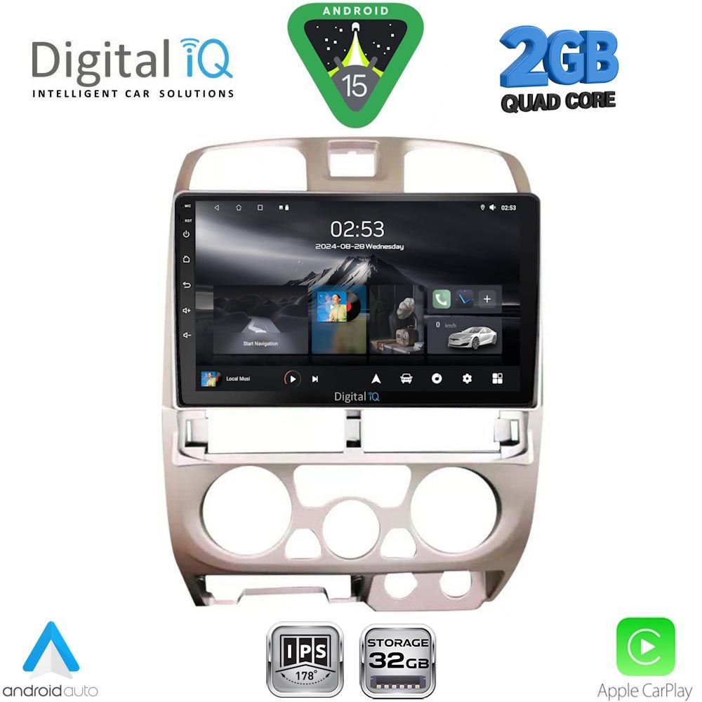 RSD1253SL_15 DIGITAL IQ RSD 1253SL_CPA (9inc) MULTIMEDIA TABLET for ISUZU D-MAX mod. 2002-2008 (SILVER) - Image 1