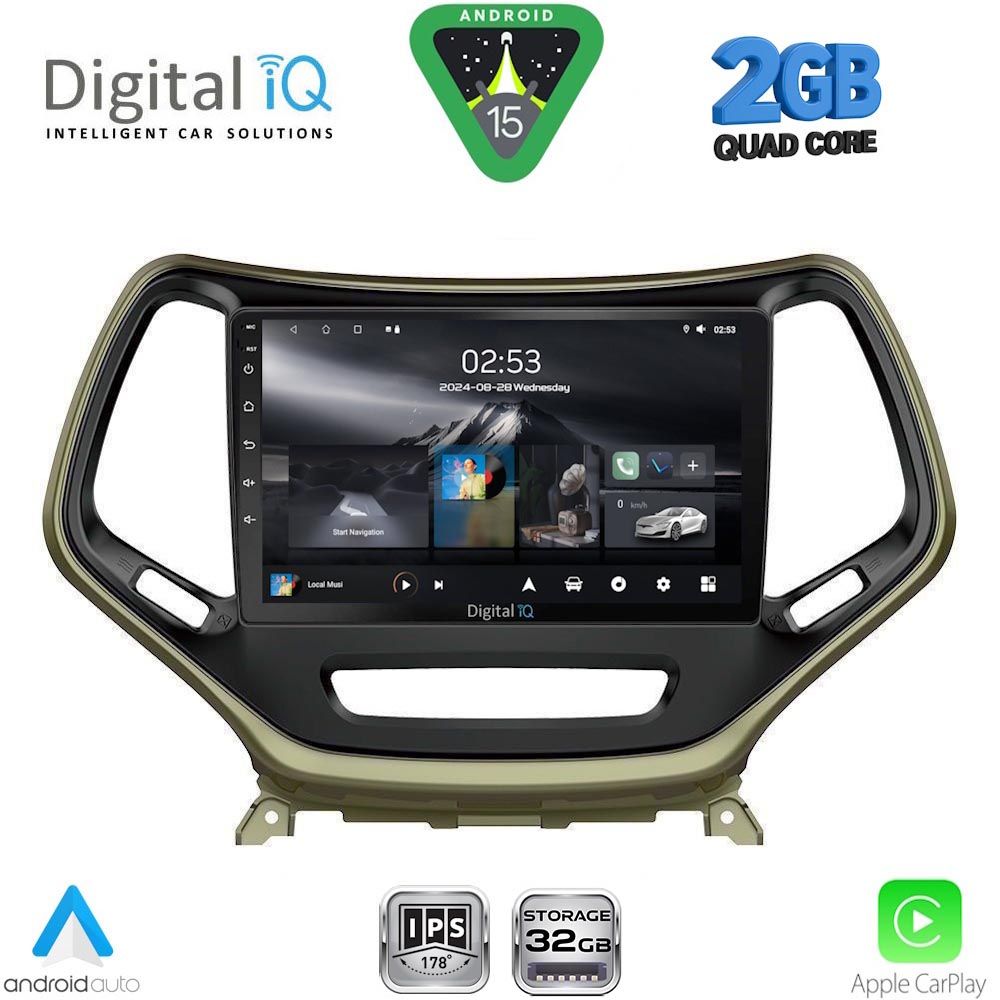 RSD1273_15 DIGITAL IQ RSD 1273_CPA (10inc) MULTIMEDIA TABLET for JEEP CHEROKEE mod. 2014-2026 - Image 1