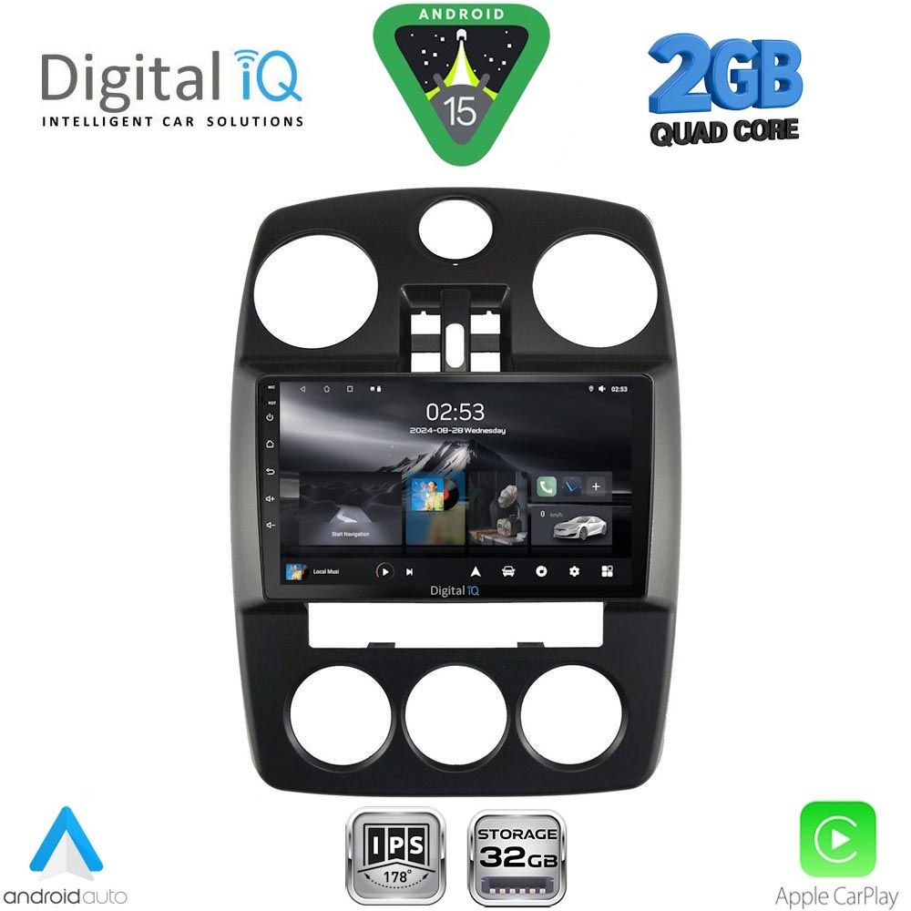 RSD1287_15 DIGITAL IQ RSD 1287_CPA (9inc) MULTIMEDIA for CHRYSLER PT CRUISER mod. 2005-2010 - Image 1