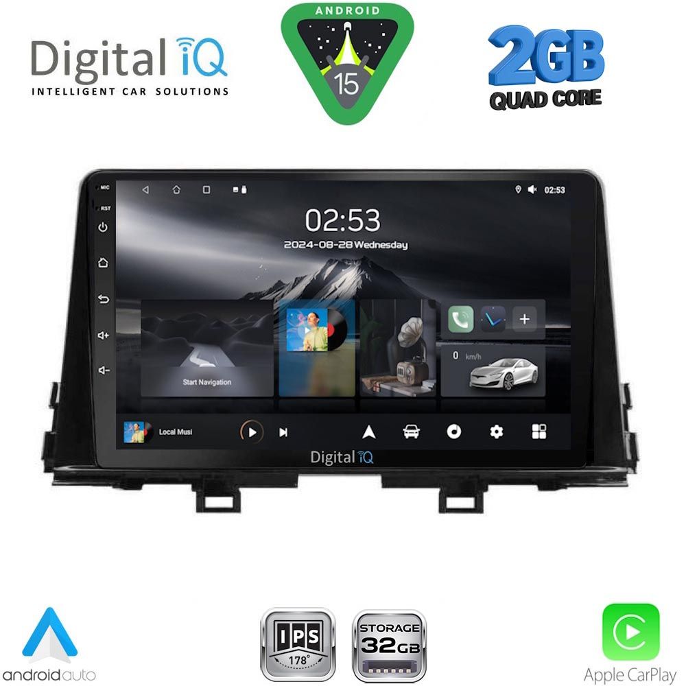 RSD1310_15 DIGITAL IQ RSD 1310_CPA (9inc) MULTIMEDIA TABLET for KIA PICANTO mod. 2021-2026 - Image 1