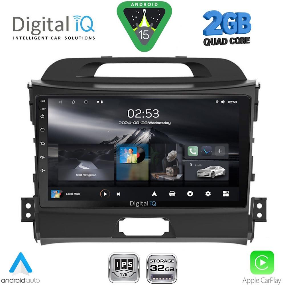 RSD1325_15 DIGITAL IQ RSD 1325_CPA (9inc) MULTIMEDIA TABLET for KIA SPORTAGE mod. 2010-2015 - Image 1