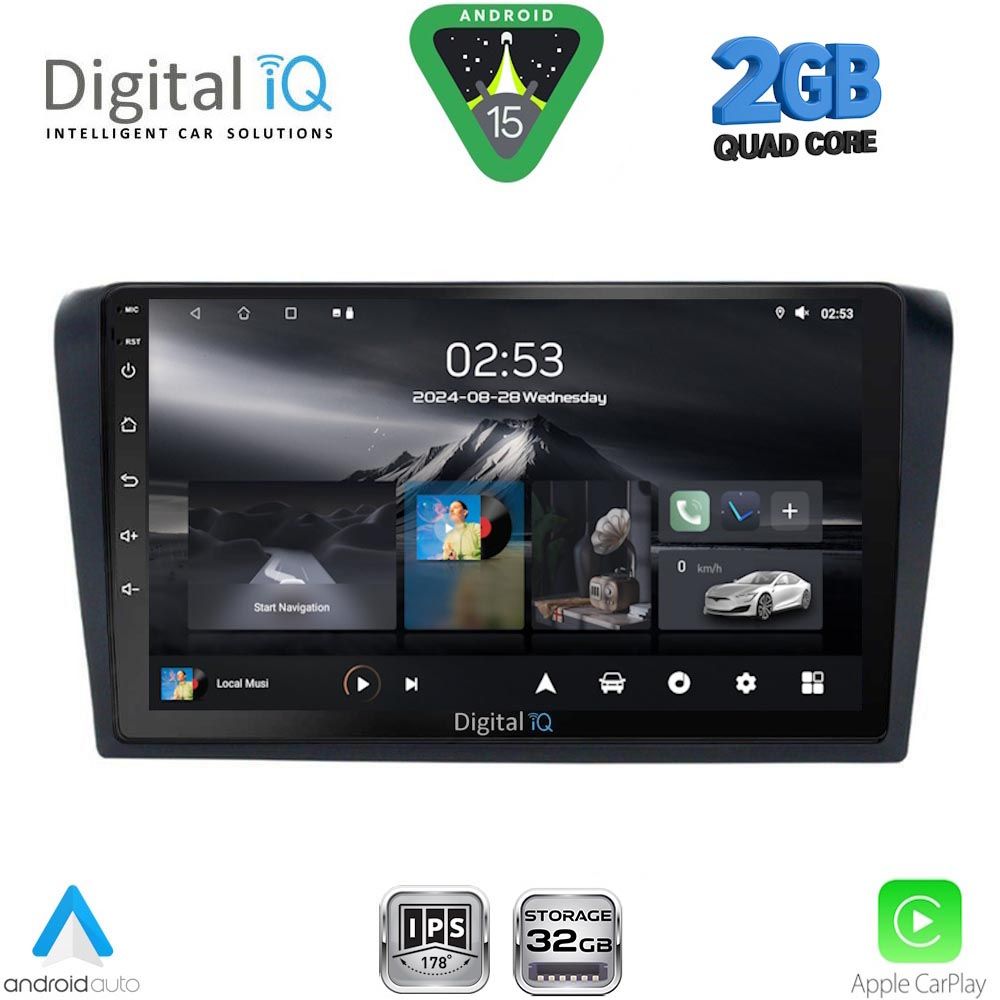 RSD1365_15 DIGITAL IQ RSD 1365_CPA (9inc) MULTIMEDIA TABLET for MAZDA 3 mod. 2003-2008 - Image 1