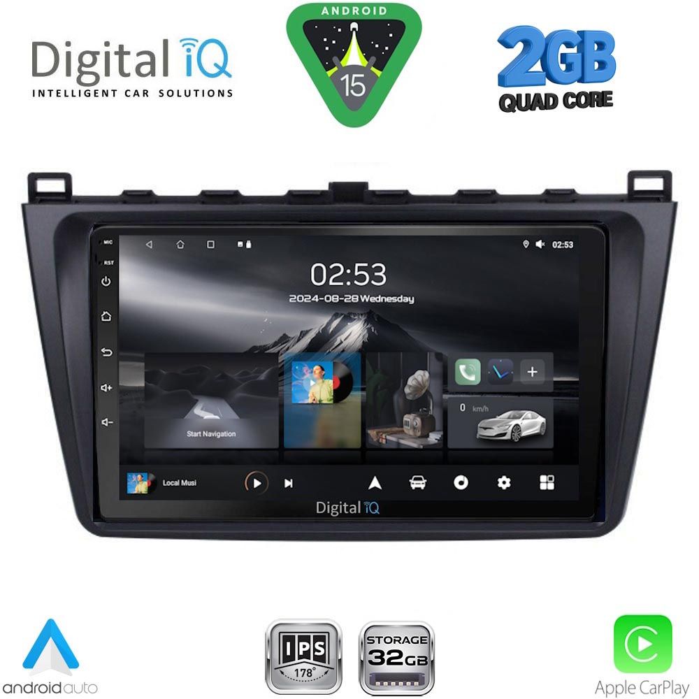 RSD1377_15 DIGITAL IQ RSD 1377_CPA (9inc) MULTIMEDIA TABLET for MAZDA 6 mod. 2008-2012 - Image 1