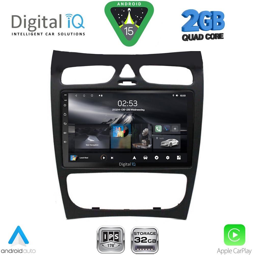 RSD1406_15 DIGITAL IQ RSD 1406_CPA (9inc) MUTIMEDIA TABLET for MERCEDES CLK (W209) mod. 2000-2004 - Image 1