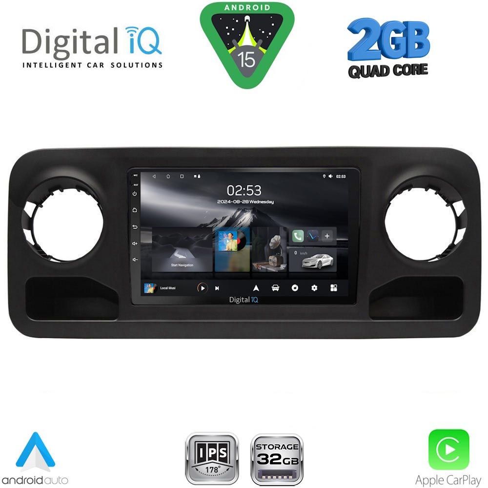 RSD1424_15 DIGITAL IQ RSD 1424_CPA (10inc) MULTIMEDIA TABLET for MERCEDES SPRINTER mod. 2018-2026 - Image 1