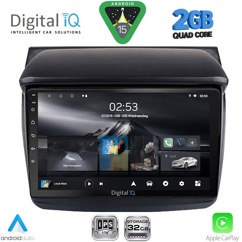 RSD1436_15 DIGITAL IQ RSD 1436_CPA (9inc) MULTIMEDIA TABLET for MITSUBISHI L200 mod. 2006-2015 - Image 1