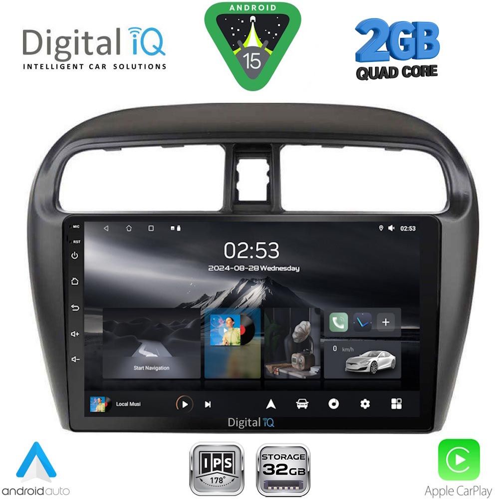 RSD1448_15 DIGITAL IQ RSD 1448_CPA (9inc) MULTIMEDIA TABLET for MITSUBISHI SPACESTAR mod. 2013-2020 - Image 1