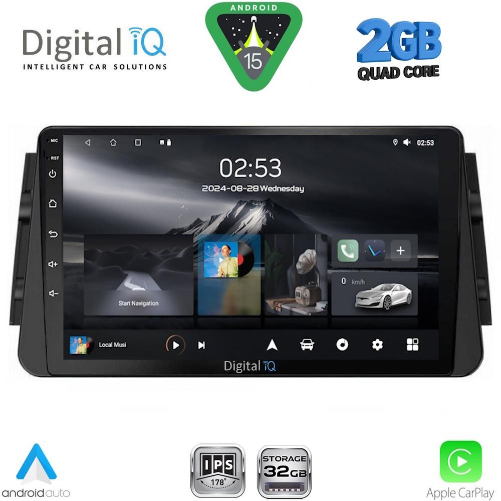 RSD1460_15 DIGITAL IQ RSD 1460_CPA (9inc) MULTIMEDIA TABLET for NISSAN MICRA mod. 2017-2025 - Image 1