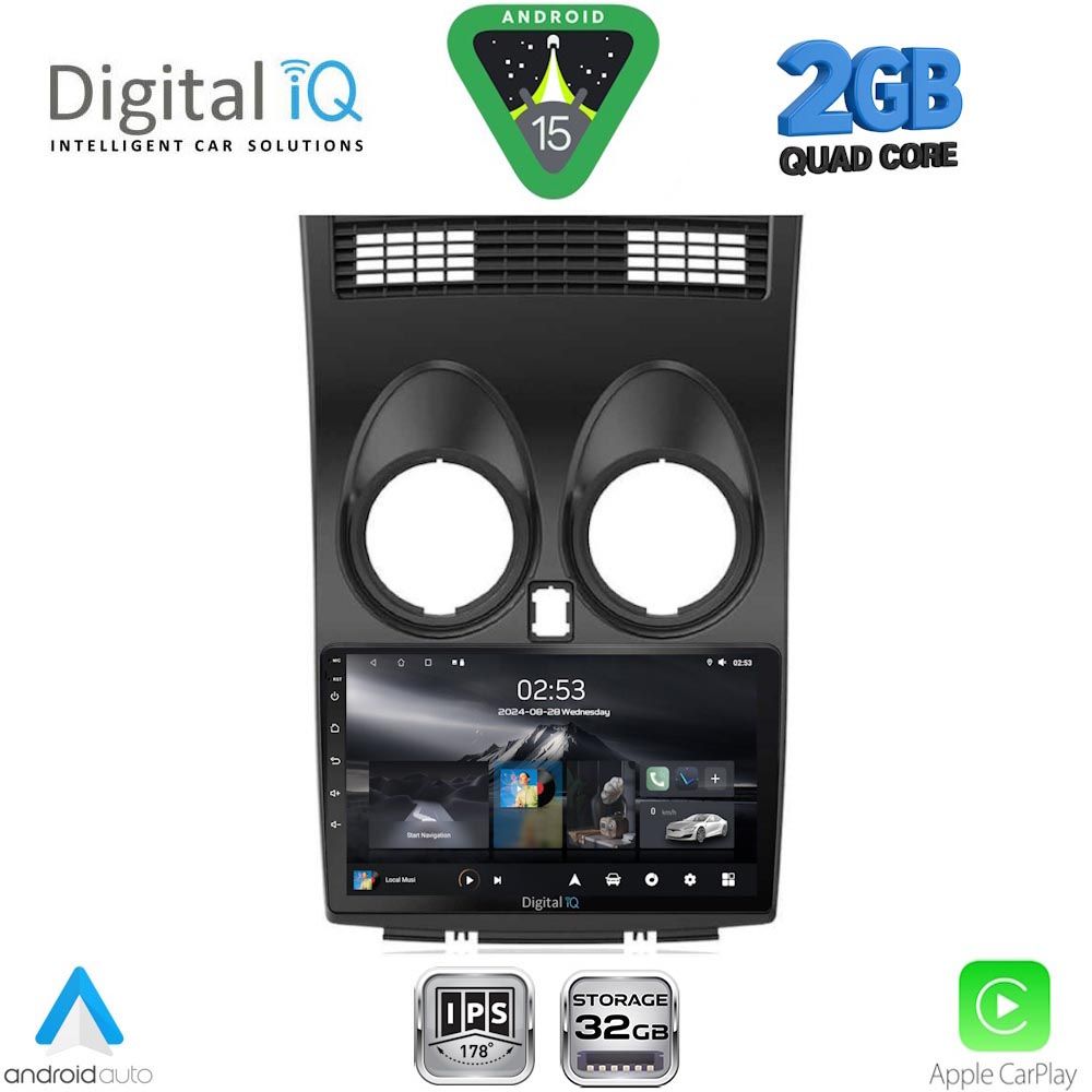 RSD1466_15 DIGITAL IQ RSD 1466_CPA (9inc) MULTIMEDIA TABLET for NISSAN QASHQAI mod. 2007-2014 - Image 1