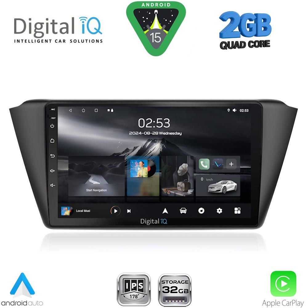 RSD1582_15 DIGITAL IQ RSD 1582_CPA (9inc) MULTIMEDIA TABLET for SKODA FABIA mod. 2015-2022 - Image 1