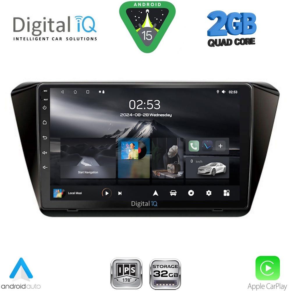 RSD1605_15 DIGITAL IQ RSD 1605_CPA (10inc) MULTIMEDIA TABLET for SKODA SUPERB mod. 2015-2024 - Image 1