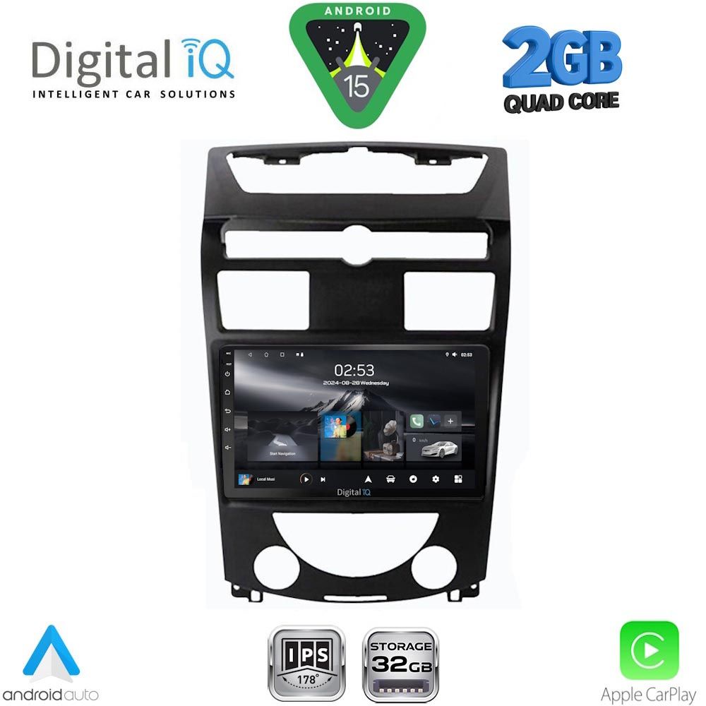 RSD1657_15 DIGITAL IQ RSD 1657_CPA (10inc) MULTIMEDIA TABLET for SSANGYONG REXTON mod. 2006-2015 - Image 1