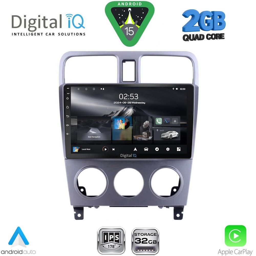RSD1661_15 DIGITAL IQ RSD 1661_CPA (9inc) MULTIMEDIA TABLET for SUBARU FORESTER mod. 2002-2008 - Image 1