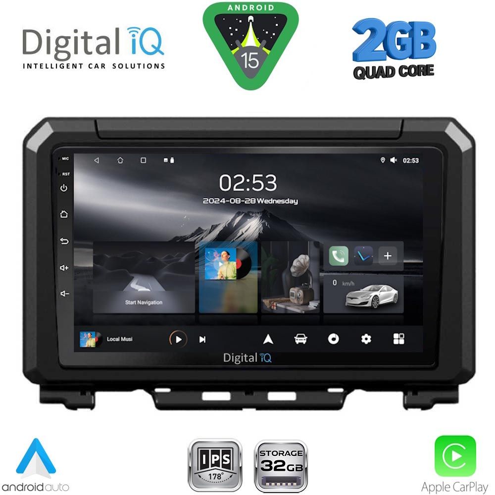 RSD1679_15 DIGITAL IQ RSD 1679_CPA (9inc) MULTIMEDIA TABLET for SUZUKI JIMNY mod. 2017-2026 - Image 1