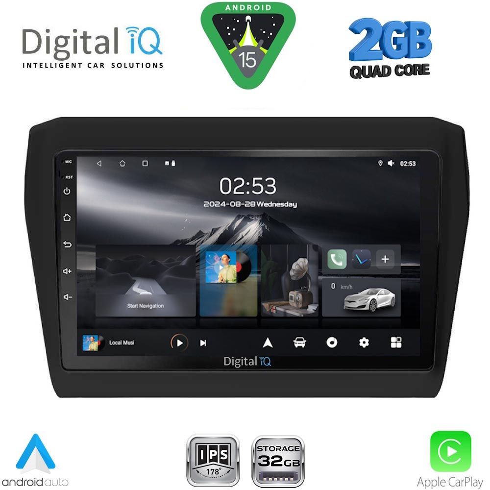 RSD1686_15 DIGITAL IQ RSD 1686_CPA (9inc) MULTIMEDIA TABLET for SUZUKI SWIFT mod. 2017-2026 - Image 1