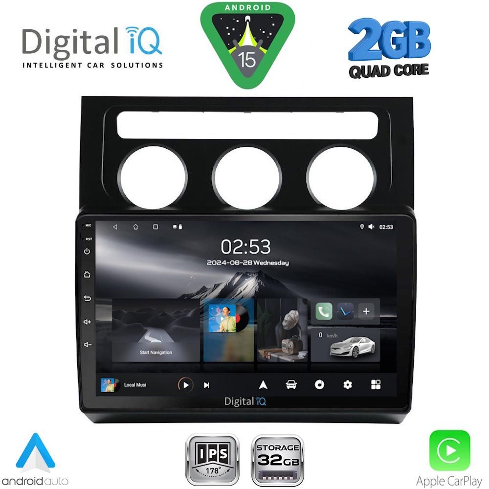 RSD1767CL_15 DIGITAL IQ RSD 1767_CPA CLIMA (10inc) MULTIMEDIA TABLET for VW TOURAN mod. 2003-2010 - Image 1