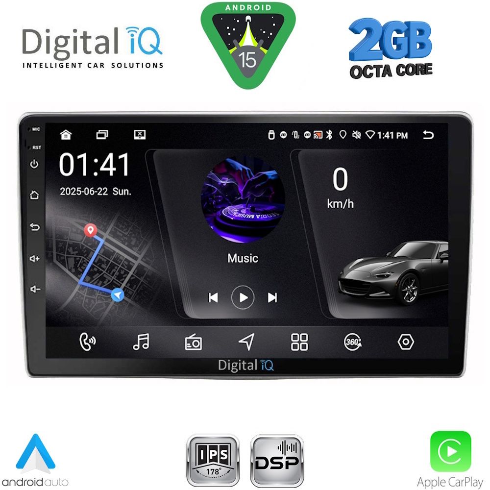 RSF4028_15 DIGITAL IQ RSF 4028_CPA (9inc) MULTIMEDIA TABLET for ALFA ROMEO MITO mod. 2008-2018 - Image 1