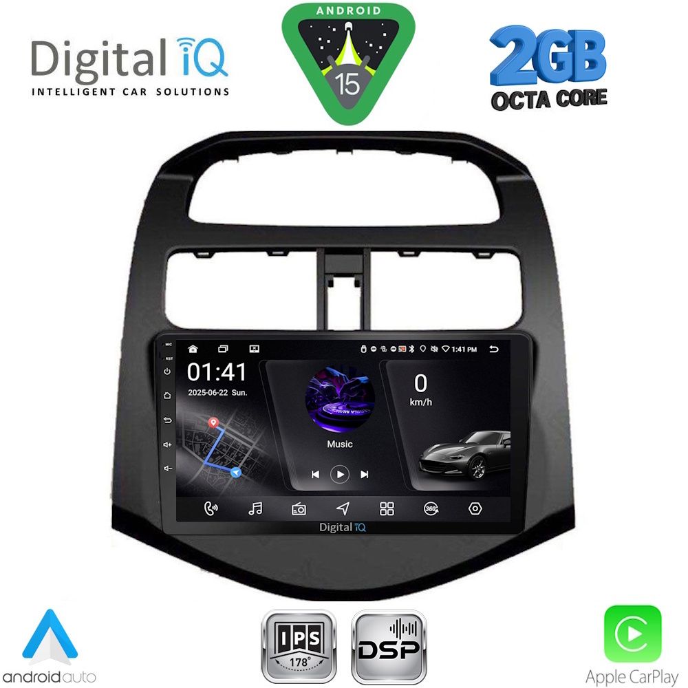 RSF4078_15 DIGITAL IQ RSF 4078_CPA (9inc) MULTIMEDIA TABLET for CHEVROLET SPARK mod. 2009-2015 - Image 1