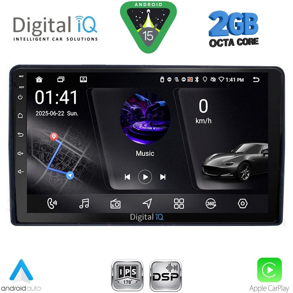 RSF4081_15 DIGITAL IQ RSF 4081_CPA (9inc) MULTIMEDIA TABLET for CITROEN – PEUGEOT mod. 2008-2018 - Image 1