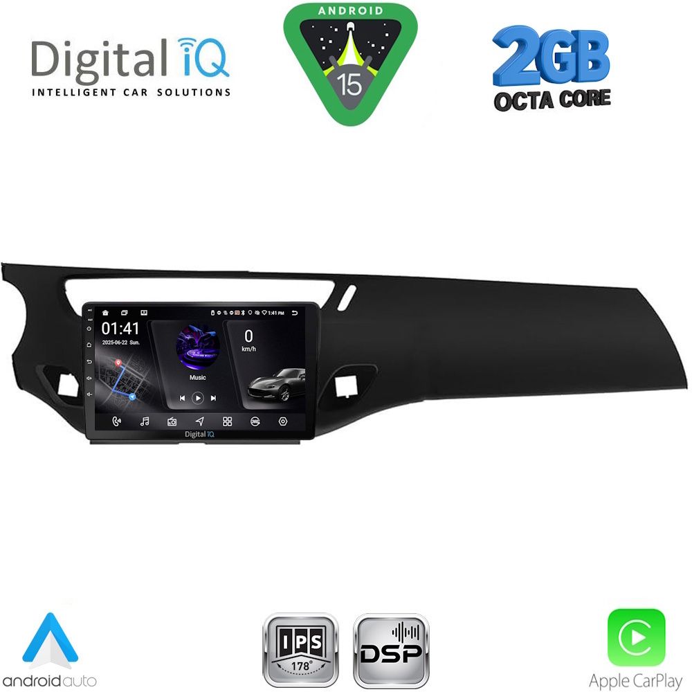 RSF4092BL_15 DIGITAL IQ RSF 4092BL_CPA (9inc) MULTIMEDIA TABLET for CITROEN C3 - DS3 mod. 2009-2016 (BLACK) - Image 1