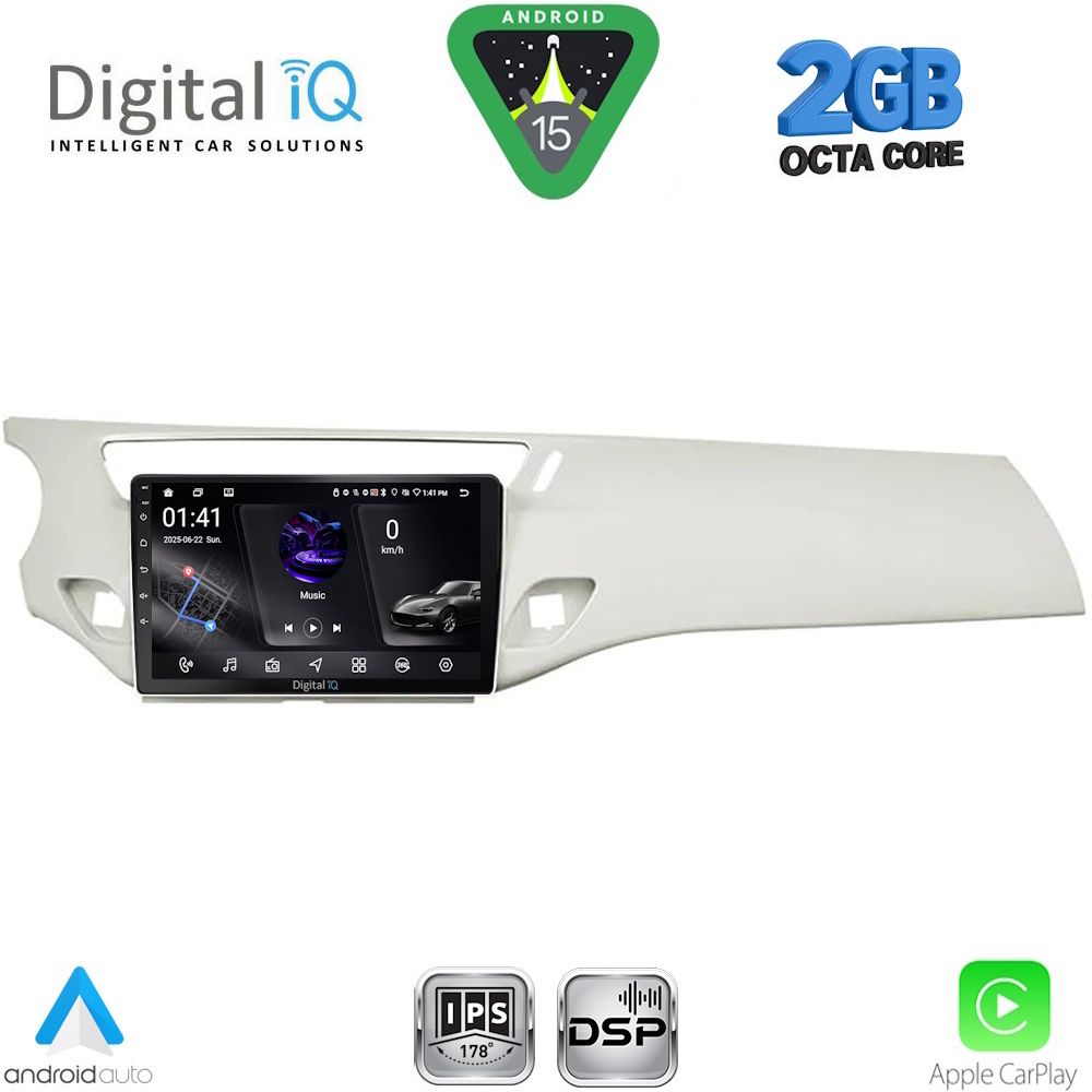 RSF4092_15 DIGITAL IQ RSF 4092WH_CPA (9inc) MULTIMEDIA TABLET for CITROEN C3 - DS3 mod. 2009-2016 (WHITE) - Image 1